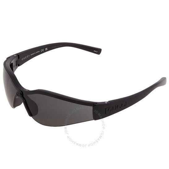 نظارات شمسية نسائية من غوتشي، علبة مفتوحة - درع رمادي