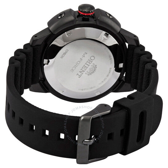 ساعة أورينت إم فورس أوتوماتيكية للرجال بمينا أسود