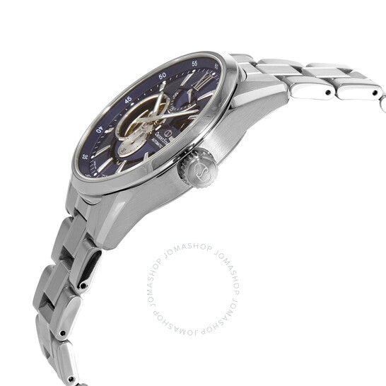 ساعة أورينت ستار أوتوماتيكية للرجال بمينا أزرق