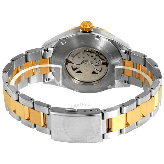 ساعة أورينت ستار أوتوماتيكية للرجال بمينا أخضر