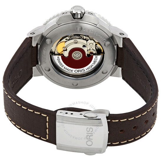 ساعة أوريس أكويس أوتوماتيكية للرجال بمينا أزرق