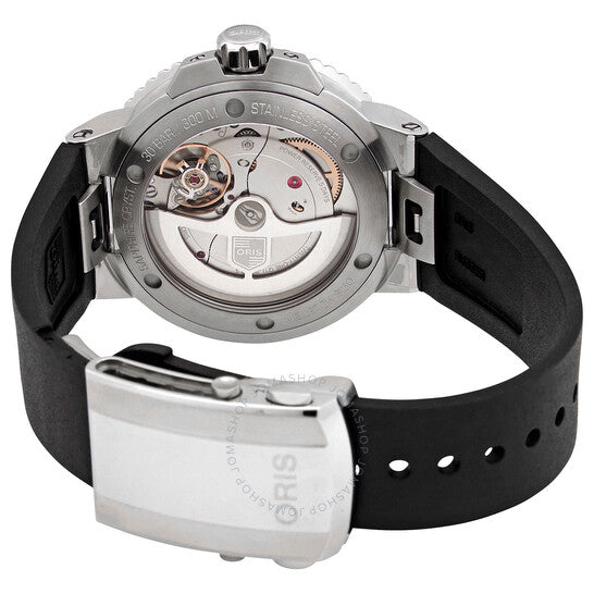 ساعة أوريس أكويس أوتوماتيكية للرجال بمينا أزرق