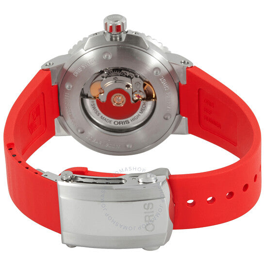 ساعة أوريس أكويس أوتوماتيكية للرجال بمينا رمادي