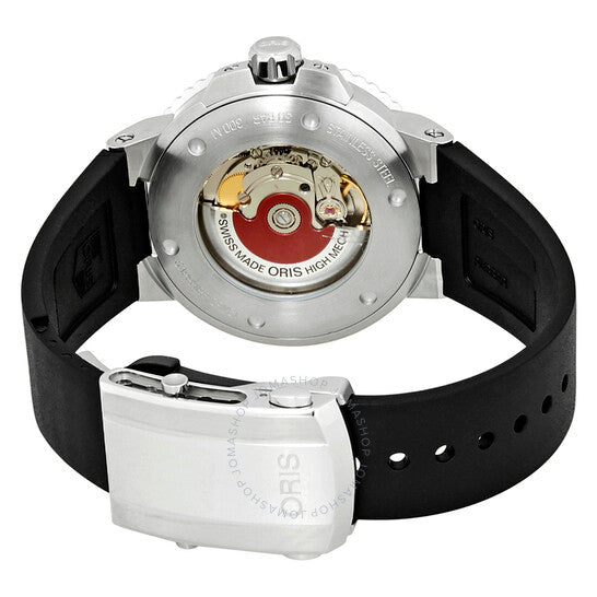 ساعة أوريس أكويس ديت أوتوماتيكية للرجال بمينا أخضر