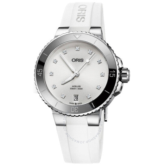 Oris, Aquis Date Diamond Dial Automatic Ladies Watch 733-7731-4191RS