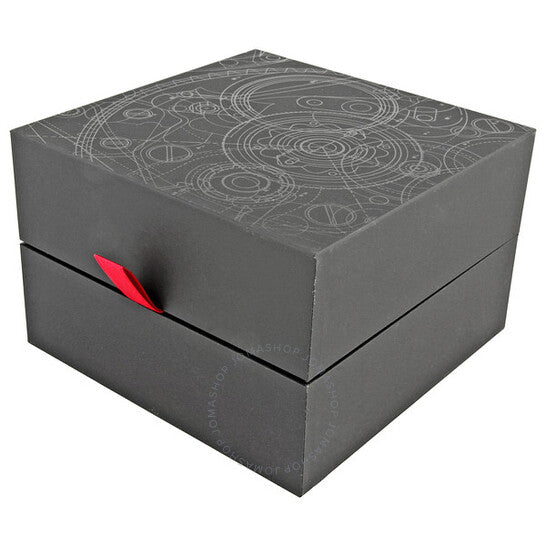 ساعة أوريس أرتيليه للسيدات بمينا أسود ومرصعة بالألماس رقم 561-7604-4099MB