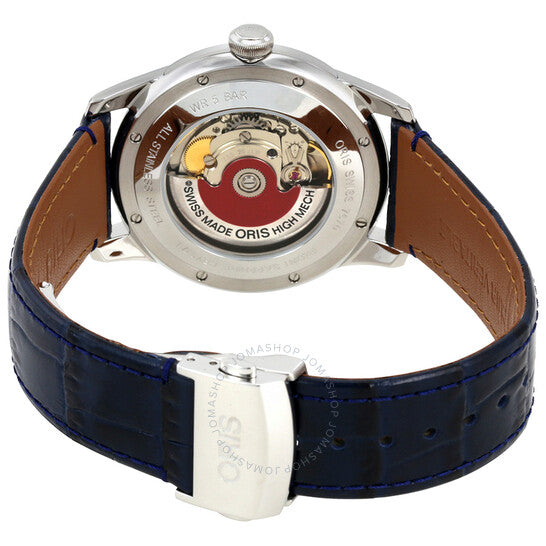 Oris, Artelier Date Automatic Silver Dial Men's Watch 733-7670-4031BLLS