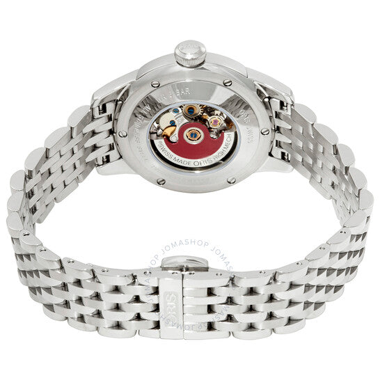 Oris, Artelier Silver Skeleton Dial Stainless Steel Ladies Watch