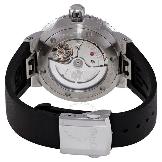 ساعة أوريس أوتوماتيكية للرجال بمينا أزرق