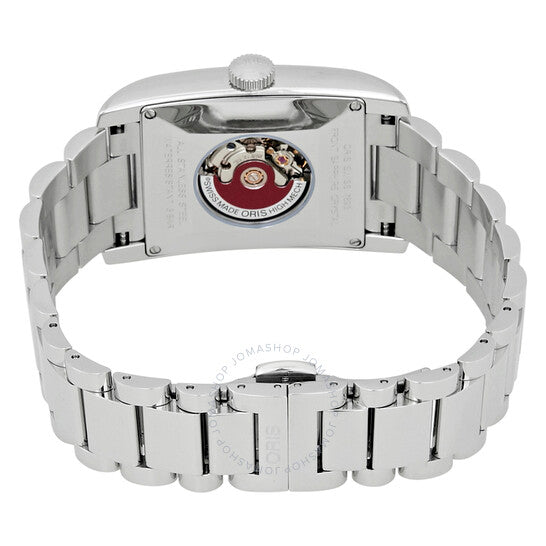 Oris, Rectangular Silver Dial Stainless Steel Men's Watch 561-7693-4061MB