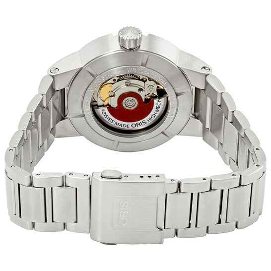 ساعة أوريس ويليامز أوتوماتيكية للرجال بمينا أسود