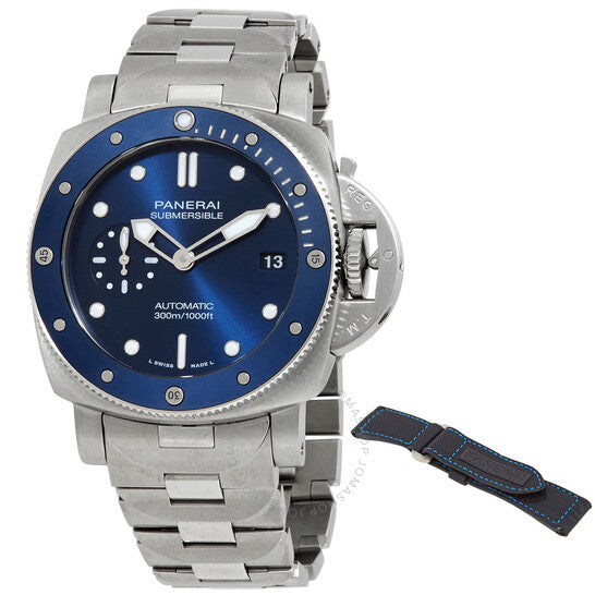 Panerai, Submersible Blu Notte Automatic Blue Dial Men's Watch