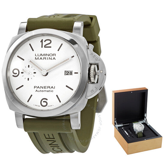 Panerai, Luminor Automatic White Dial Men's Watch