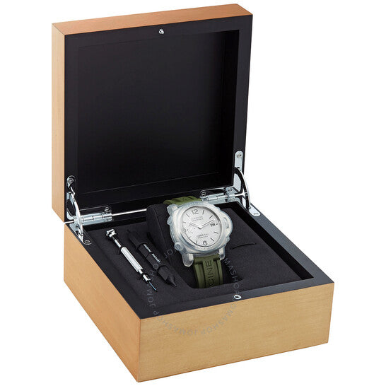 Panerai, Luminor Automatic White Dial Men's Watch