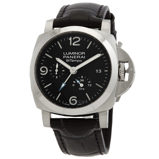 Panerai, Luminor BiTempo Automatic Black Dial Men's Watch