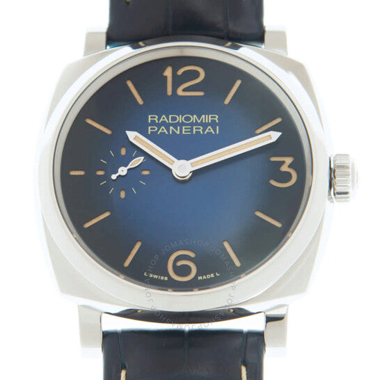 Panerai, Radiomir Hand Wind Blue Dial Men's Watch