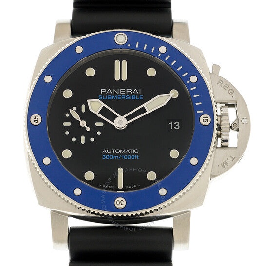 Panerai, Submersible Automatic Black Dial Men's Watch
