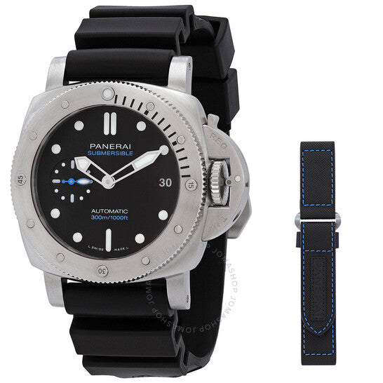 Panerai, Submersible Automatic Black Dial Men's Watch