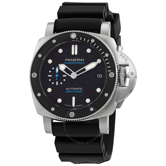 Panerai, Submersible Automatic Black Dial Men's Watch