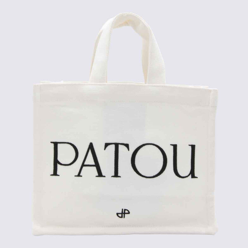 White Cotton Small Tote Bag