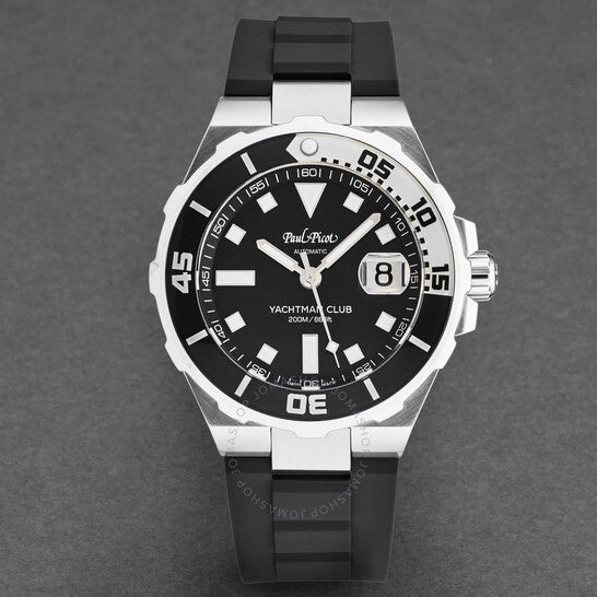 Paul Picot, Yachtmanclub Automatic Black Dial Men's Watch
