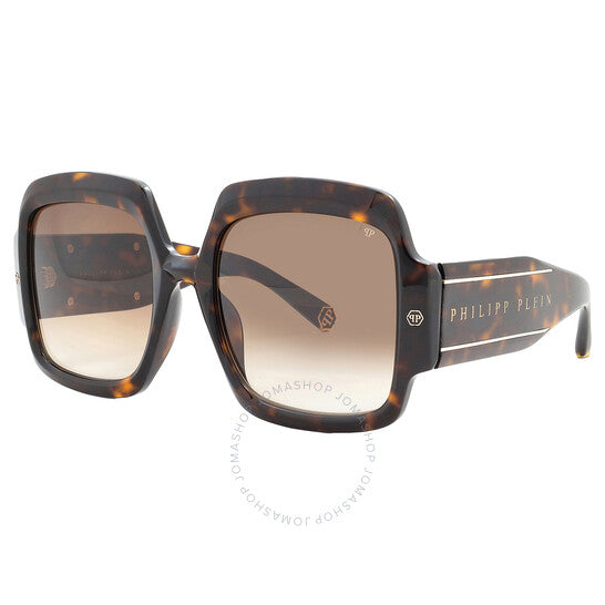 نظارة شمسية مربعة بنية اللون للنساء من فيليب بلين