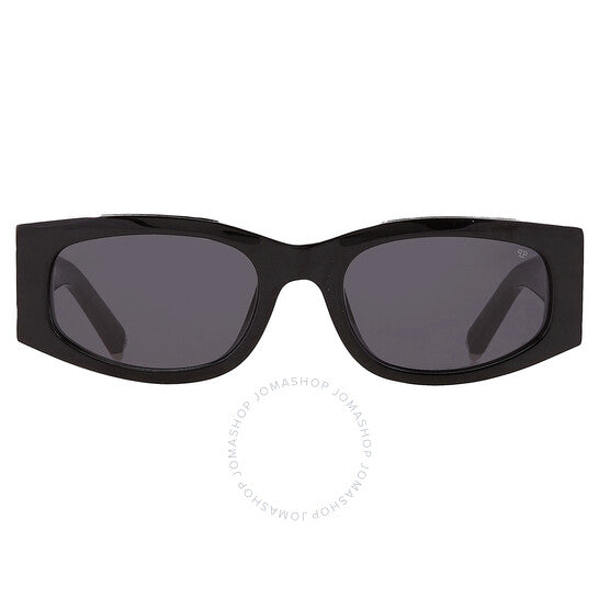 نظارة شمسية نسائية بيضاوية رمادية من فيليب بلين