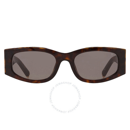 Philipp Plein, Grey Oval Ladies Sunglasses
