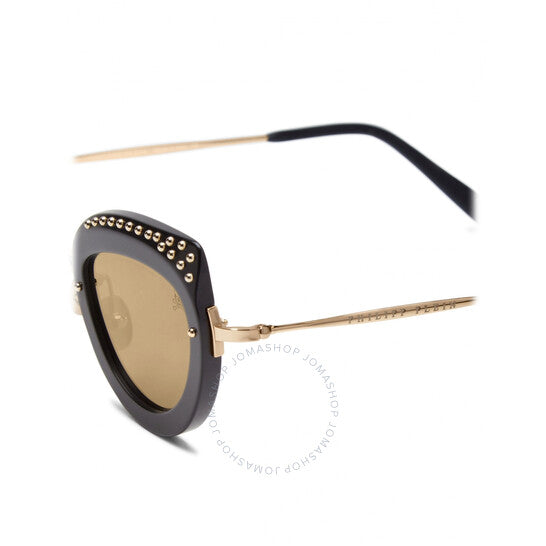 Philipp Plein, Jacqueline Gold Mirrored Cat Eye Ladies Sunglasses
