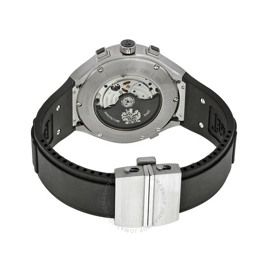 Piaget, Polo Chronograph Automatic Black Dial Rubber Men's Watch