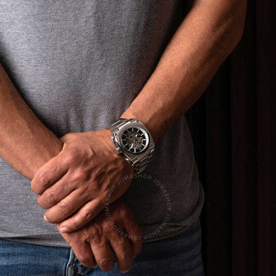 Polanti, Torque Ii Auto Black Dial Men's Watch