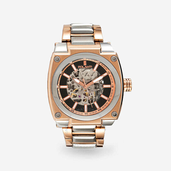Polanti, Torque Ii Auto Black Dial Men's Watch