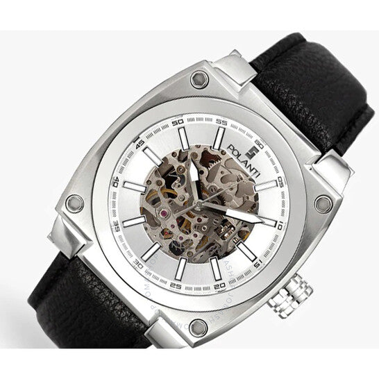 Polanti, Torque Ii Auto Black Dial Men's Watch