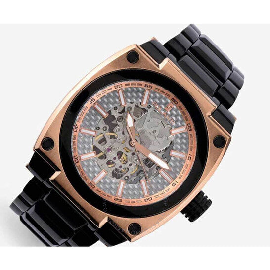 Polanti, Torque Ii Auto Silver-tone Dial Men's Watch