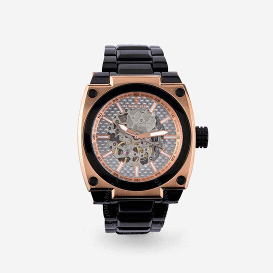 Polanti, Torque Ii Auto Silver-tone Dial Men's Watch