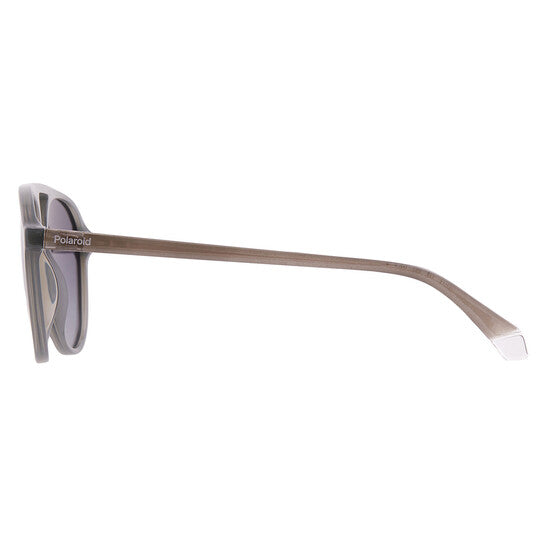 Polarized Grey Shaded Pilot Men's Sunglasses