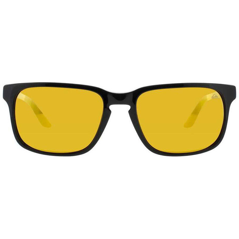 Men's Black Rectangular Sunglasses