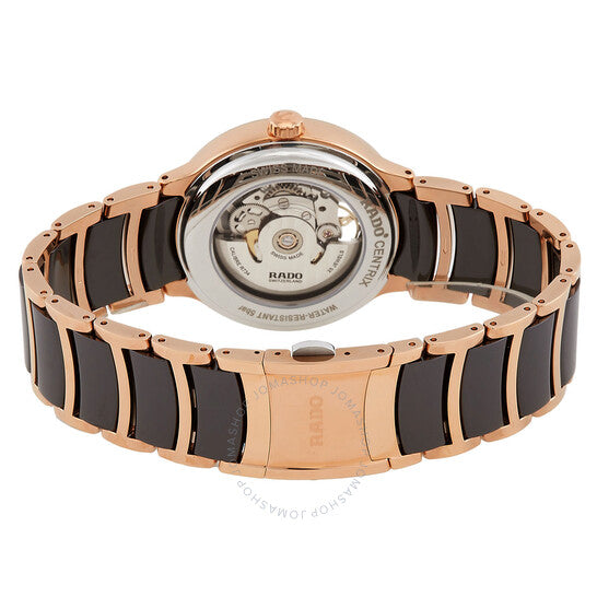 رادو، ساعة سينتريكس أوتوماتيكية مفتوحة القلب مرصعة بالألماس للسيدات