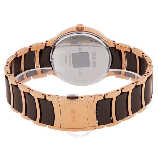 رادو، ساعة سينتريكس كوارتز ماسية بمينا بني للسيدات