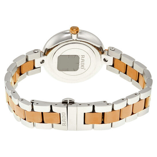 Rado, Coupole Black Dial Two-tone Ladies Watch