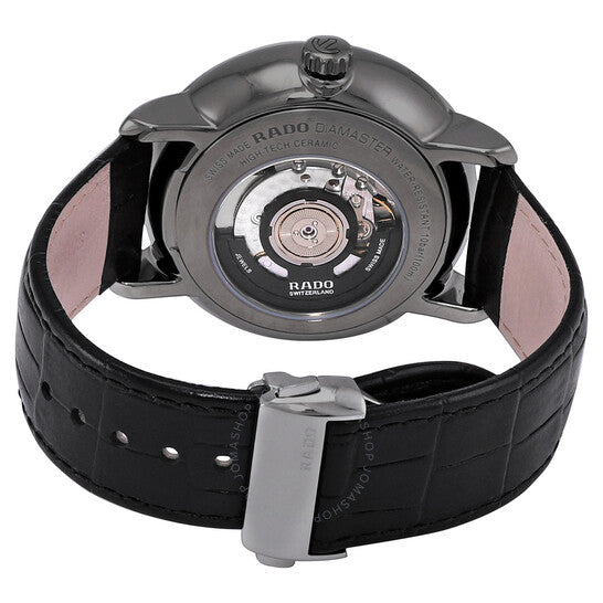 رادو، ساعة رجالية أوتوماتيكية بمينا أزرق من دياماستر