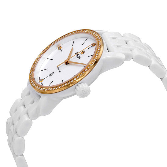 Rado, DiaMaster Automatic Diamond White Dial Ladies Watch