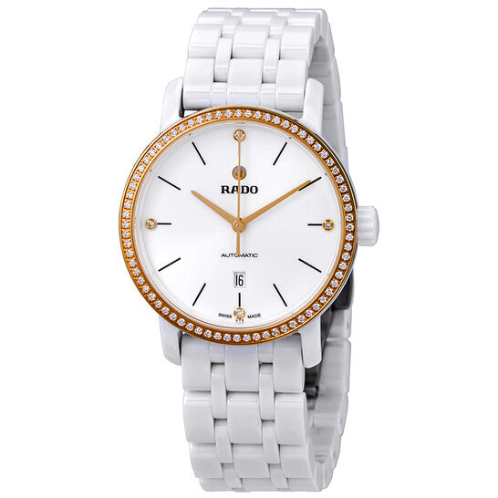 Rado, DiaMaster Automatic Diamond White Dial Ladies Watch