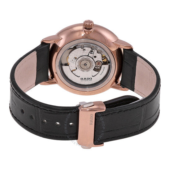 Rado, DiaMaster Thinline Automatic Black Dial Men's Watch