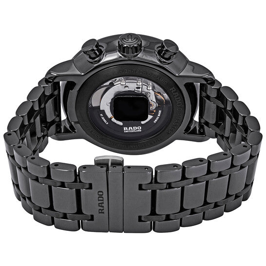 Rado, DiaMaster XXL Automatic Chronograph Black Dial Men's Watch