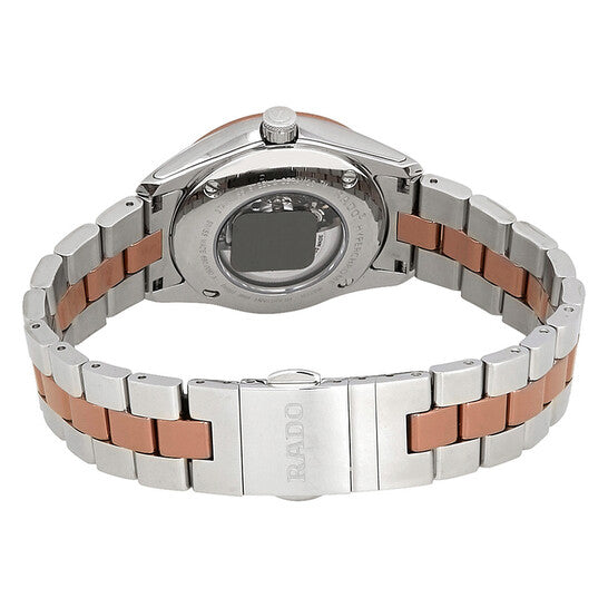 Rado, HyperChrome Black Dial Automatic Ladies Two Tone Watch