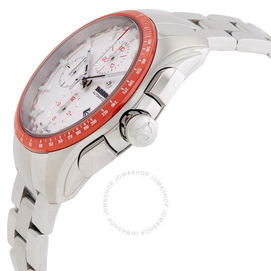 رادو، ساعة هايبركروم كرونوغراف أوتوماتيكية للرجال بمينا أبيض