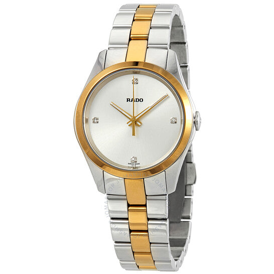 Rado, Hyperchrome Diamond Silver Dial Ladies Watch