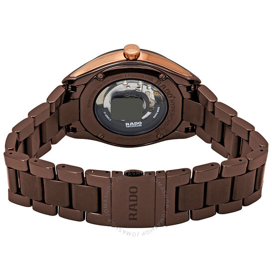 Rado, HyperChrome XL Brown Dial Automatic Men's Ceramic Watch