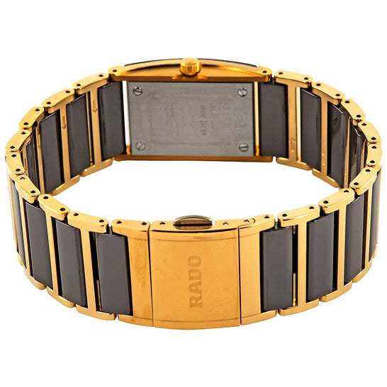 Rado, Integral Black Dial Ceramic Ladies Watch